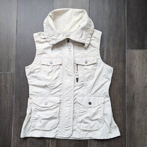 Eddie Bauer Travex Outdoor Hiking Travel Utility Vest, Women's Size S, Beige